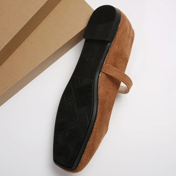 NEW! Brown Mary Jane Flats Size 6 - Picture 4 of 4